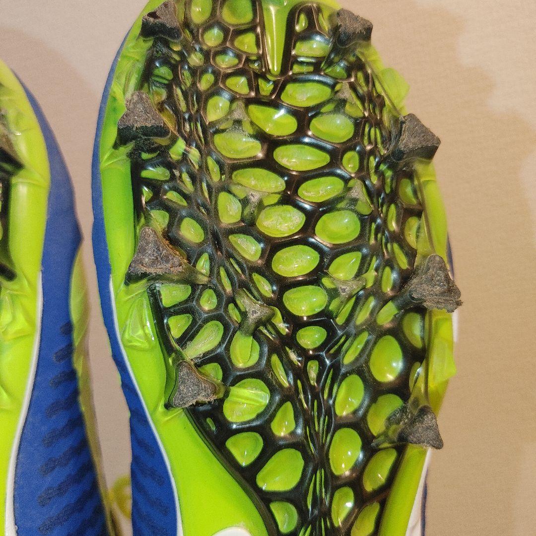 NIKE　フットボール　25.5センチ ポイント　スパイク　ブルー×イエロー