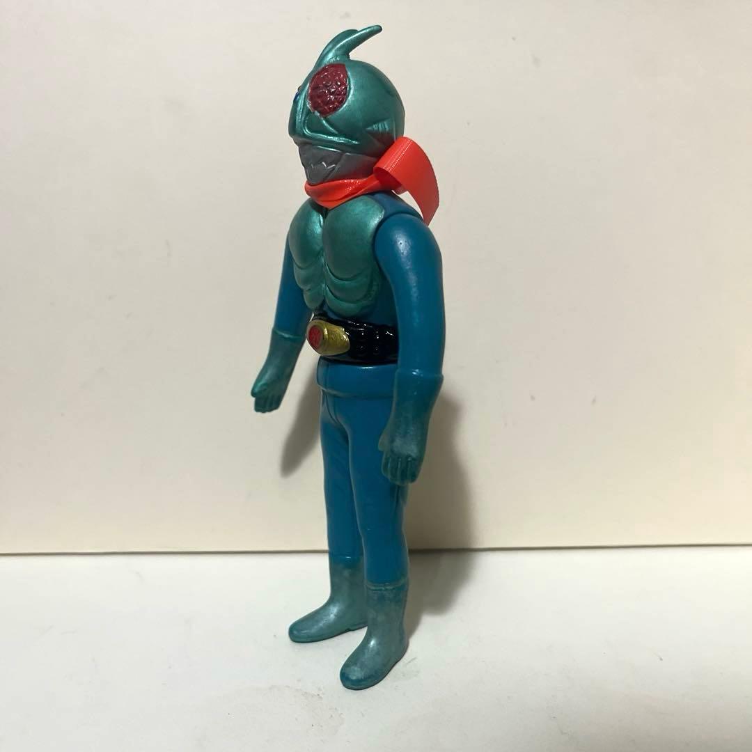 ポピー製 仮面ライダー ミドルサイズ ソフビ フィギュア 当時物 珍色