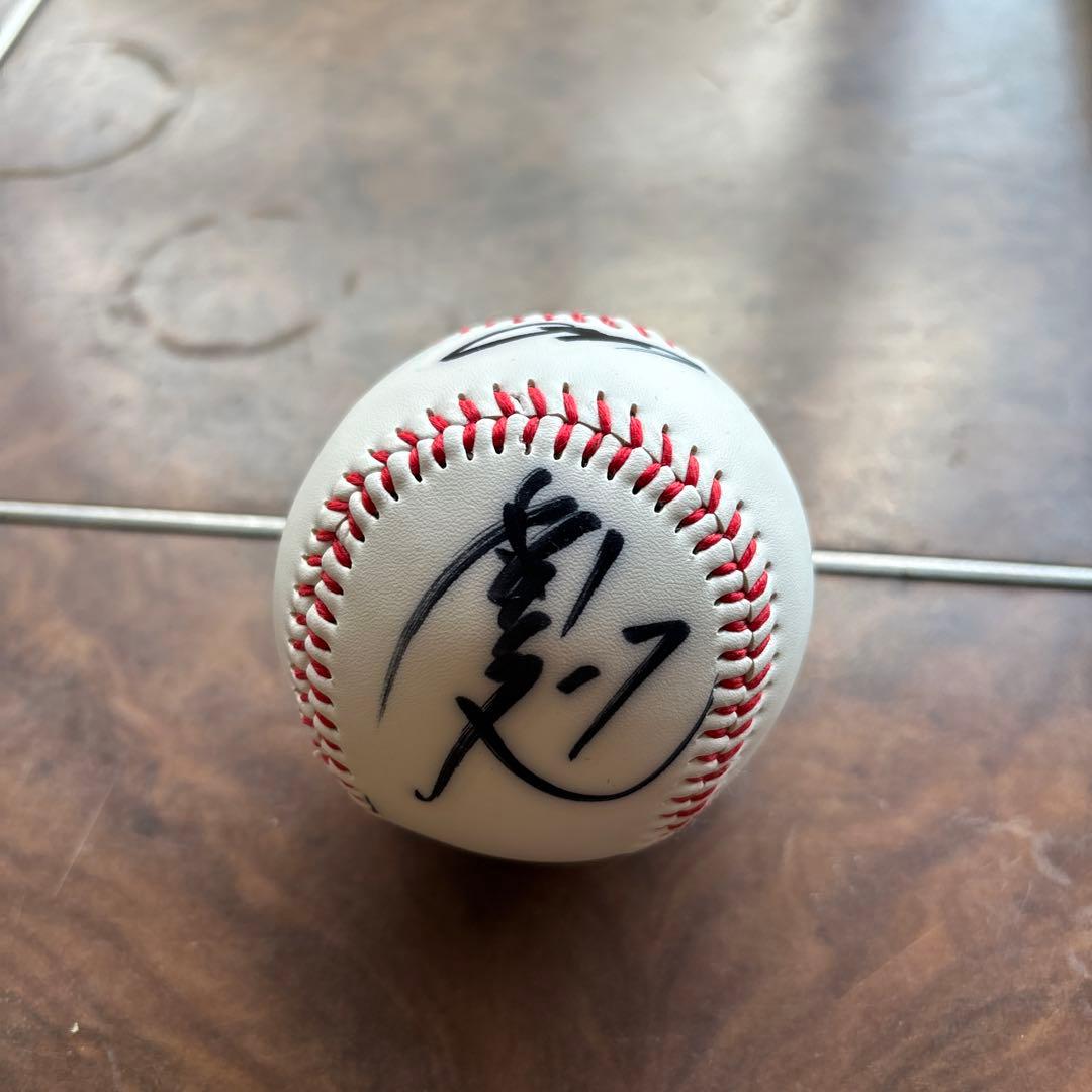 サイン入り野球ボール7個セット