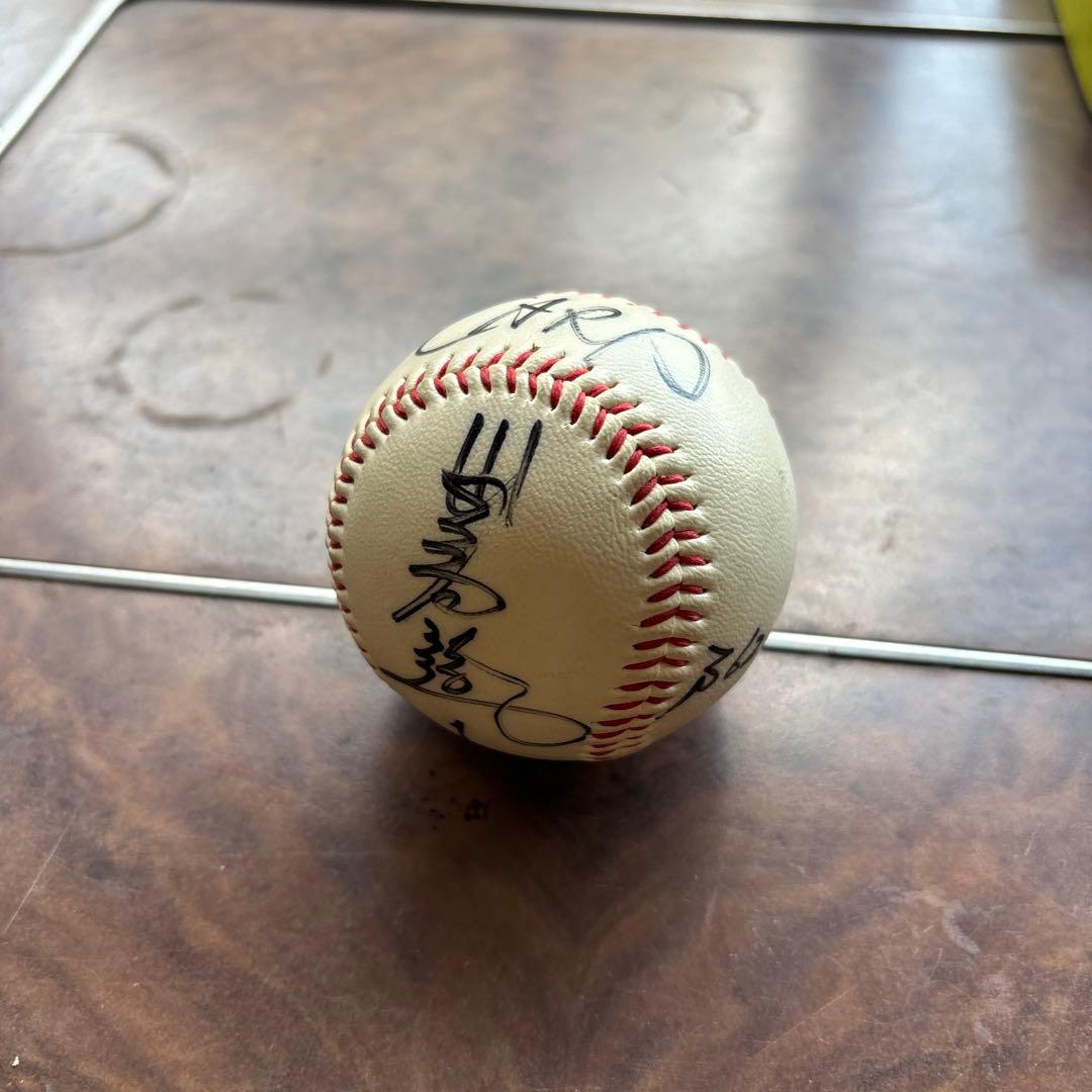 サイン入り野球ボール7個セット