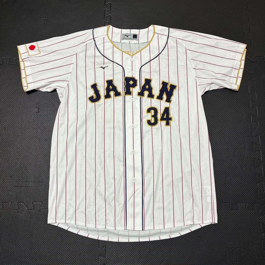 侍ジャパン WBC 吉田正尚 選手 ミズノ レプリカ 刺繍 ユニフォーム XO