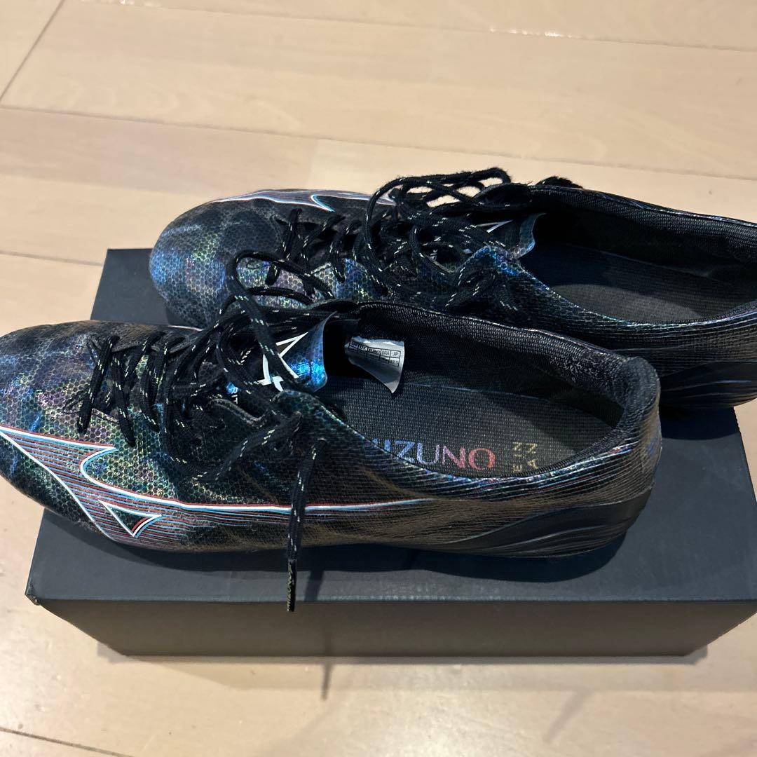 Mizuno Alpha サッカーシューズ 日本製 ブラック/マルチカラー