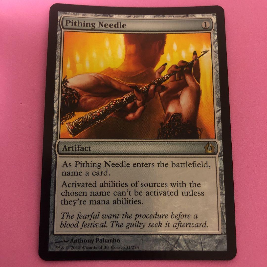 MTG 真髄の針 / Pithing Needle 英　FOIL 4枚セット