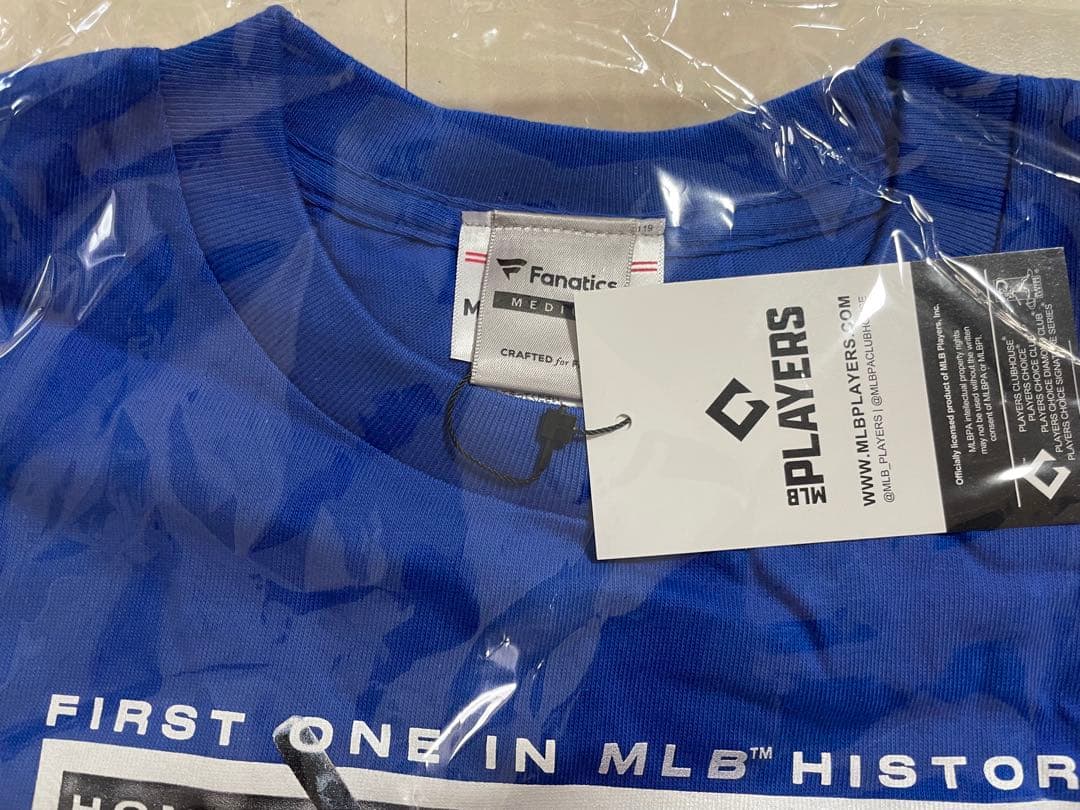 大谷翔平　50/50クラブ記念Tシャツ Mサイズ 青　新品　&トレーナー
