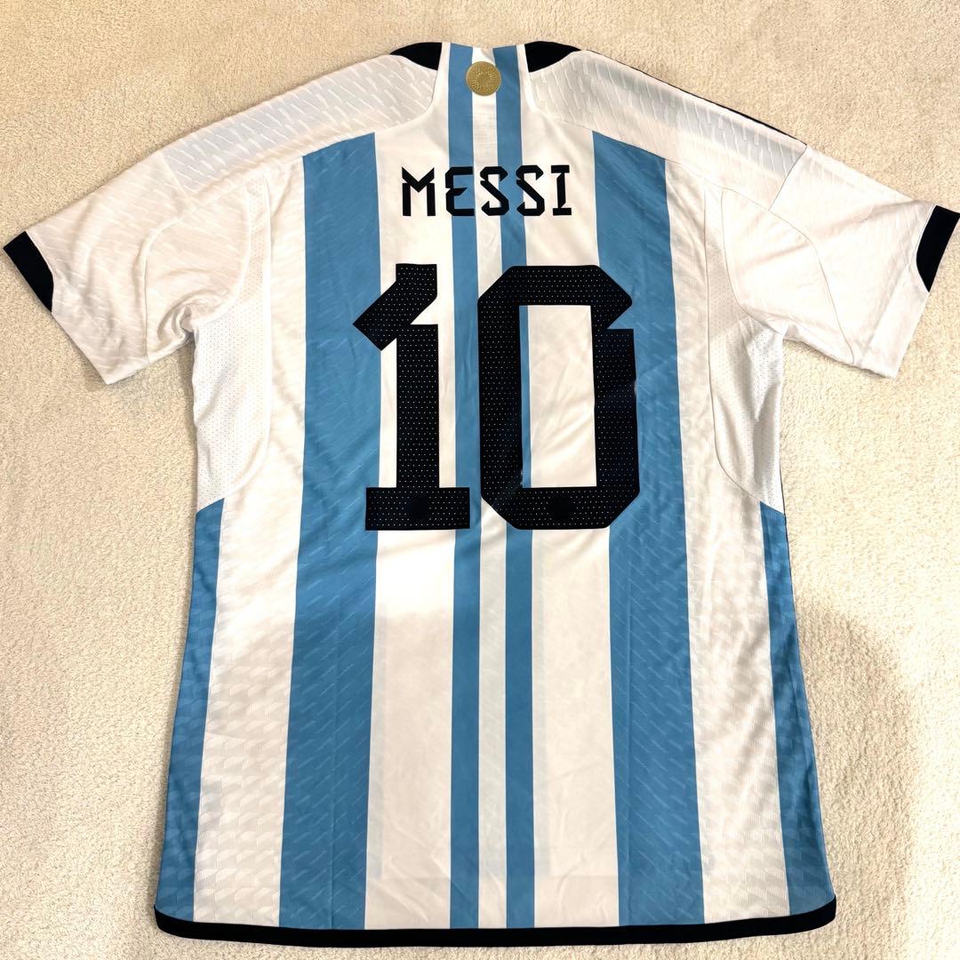 【新品タグ付き】adidasアルゼンチン代表 #10 メッシ 2XL