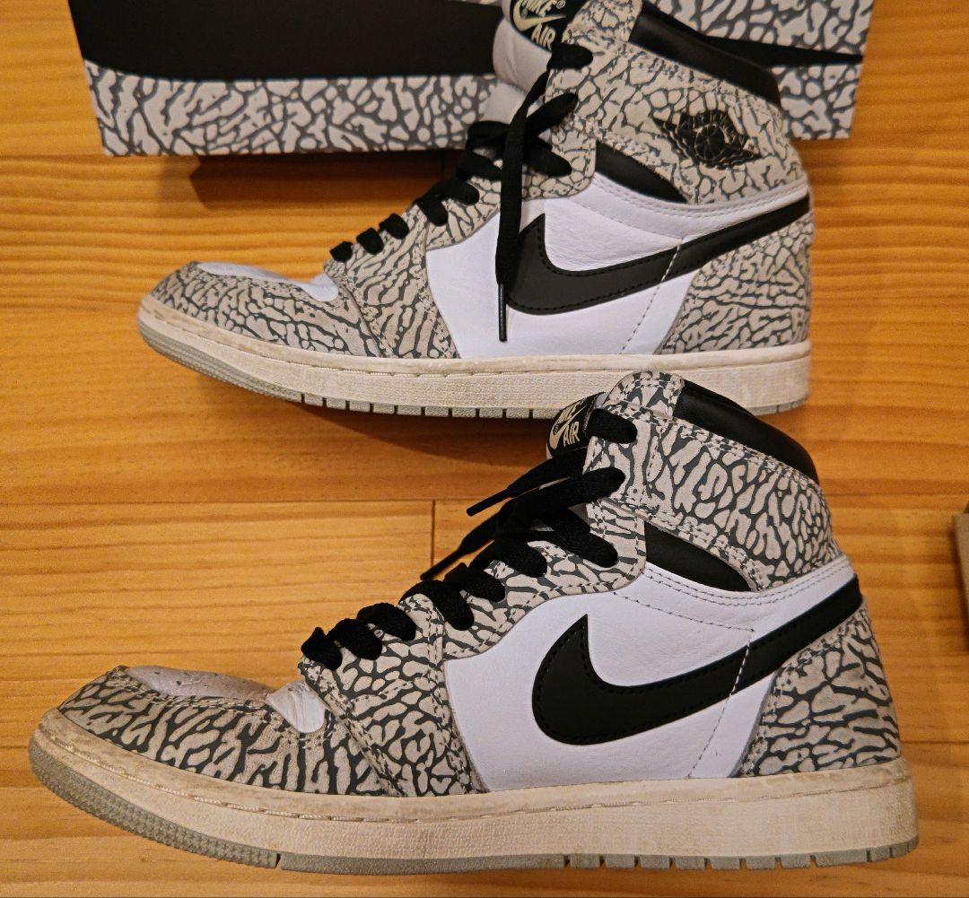 シューズ(男性用) NIKE Air Jordan 1 Retro High WhiteCement