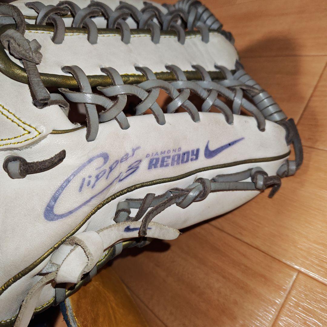 ナイキ ダイアモンドレディ クリッパー3 軟式 外野手 グローブ 野球 ジャンク