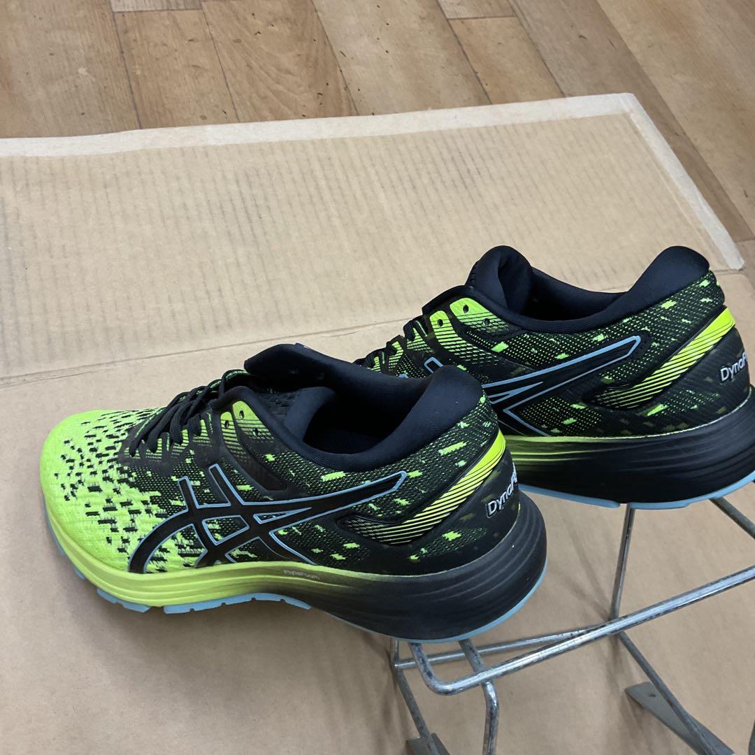 ASICS ランニングシューズ ブラック/イエロー