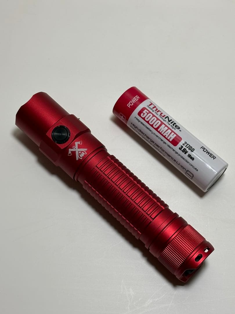 ThruNite TT20レッド 懐中電灯
