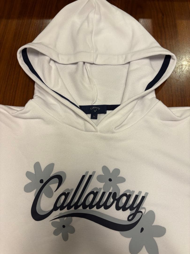 Callaway フード付きワンピース ホワイト