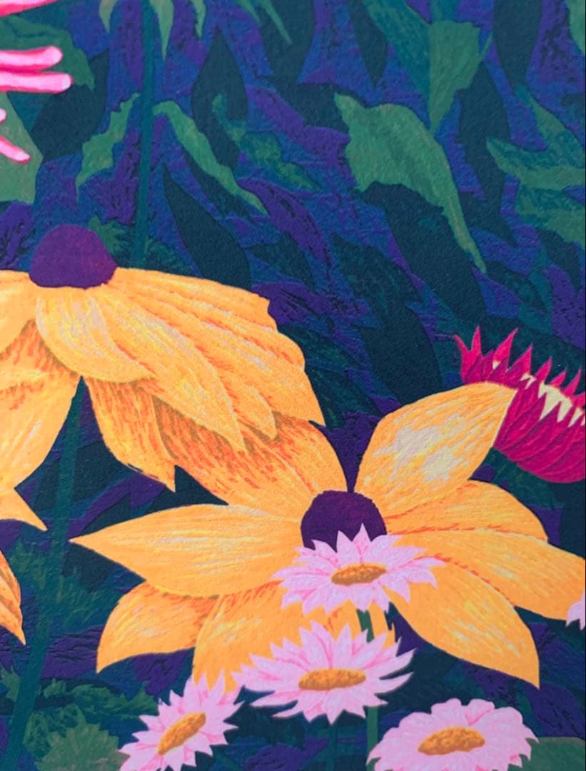 花 絵画 （O）