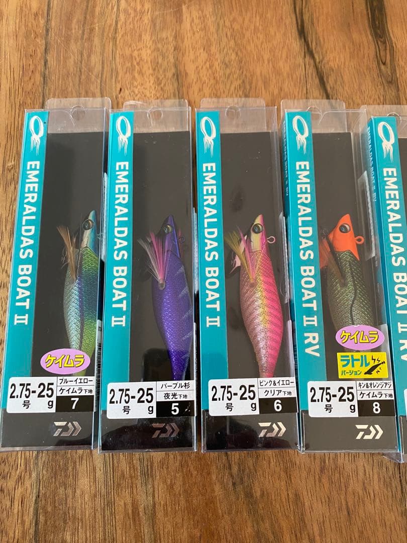 ティップラン用エギ　Daiwa エメラルダスボート II 等