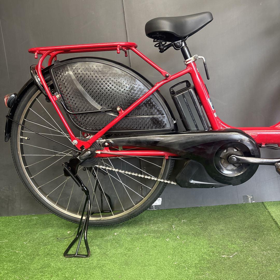 電動自転車 YAMAHA PAS Raffini レッド 3人乗り対応　B