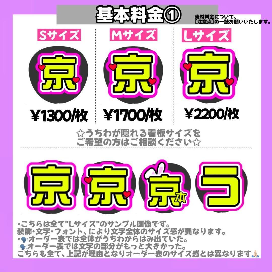 【3/6】【PP】【SNS不可】【持ち込み】うちわ文字 文字パネル