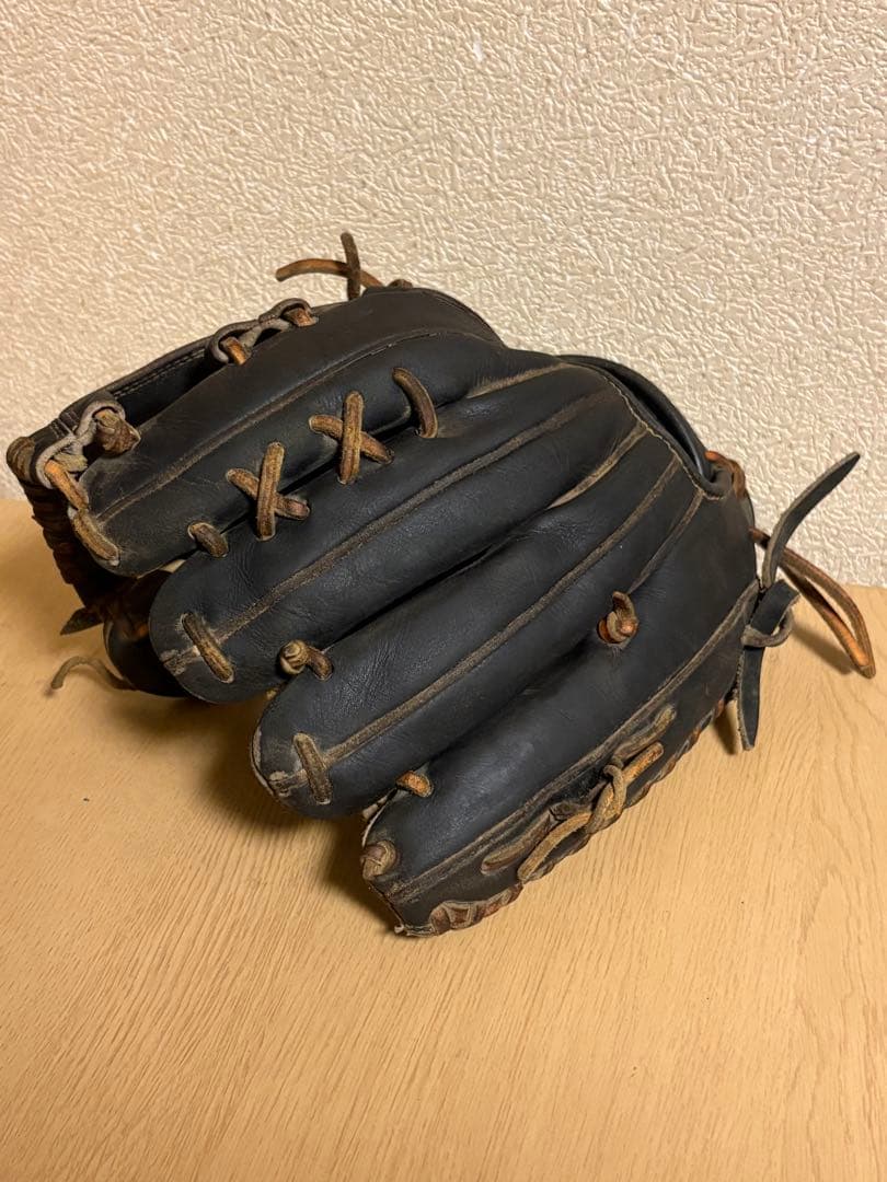 ミツワタイガー　硬式野球グローブ 黒