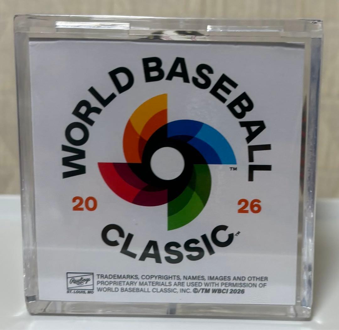 【新品未開封】2026 WBC 選手ボール　山本由伸投手　ショッパー付き