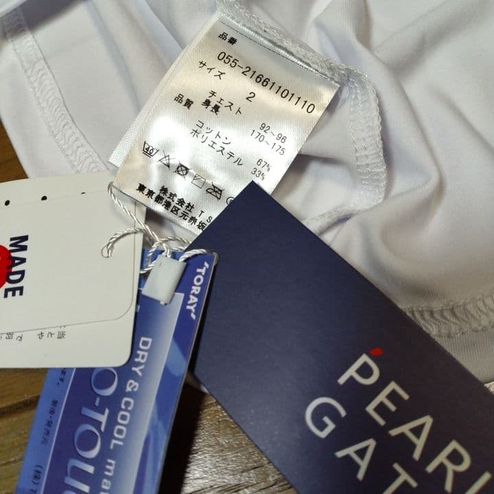 ⭐新品⭐PEARLYGATES⭐長袖モック ⭐白⭐L⭐