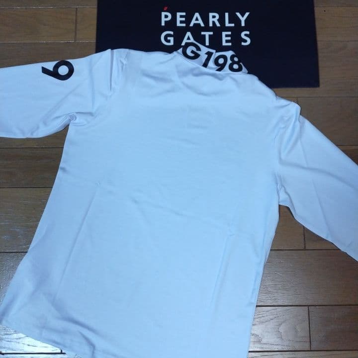 ⭐新品⭐PEARLYGATES⭐長袖モック ⭐白⭐L⭐