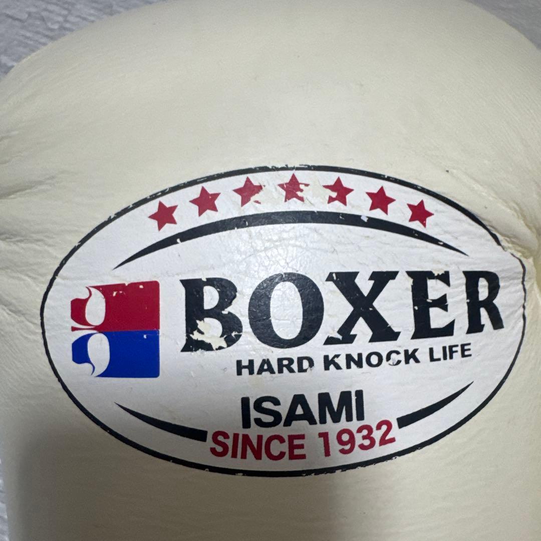 ISAMI BOXER ボクシンググローブ 14oz ホワイト