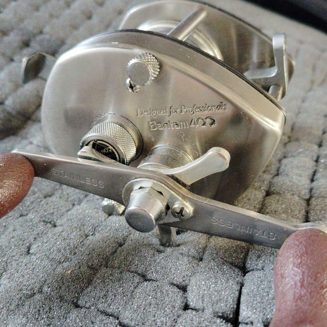 シマノバンタムリール　長期自宅保管品　擦れ　傷有り　Bantam400 オールド