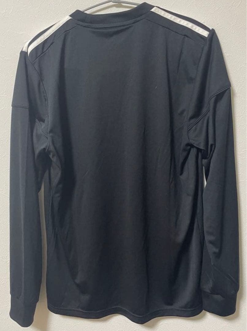 adidas JFA 黒 長袖シャツ　サッカー　Ｌサイズ
