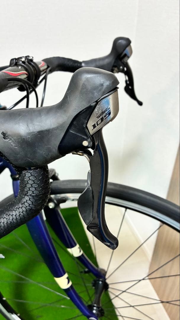 小さめLouis Garneau ネイビーロードバイク