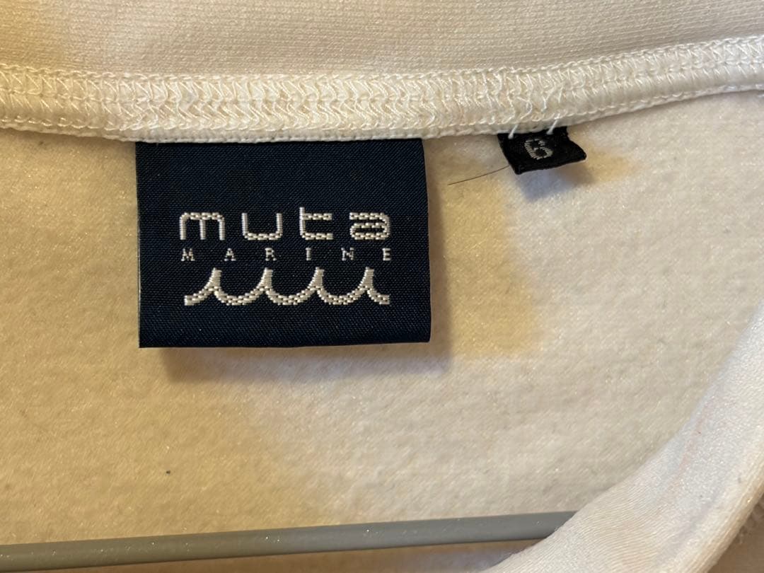 MUTA MARINE 長袖シャツ Lサイズ アイボリー