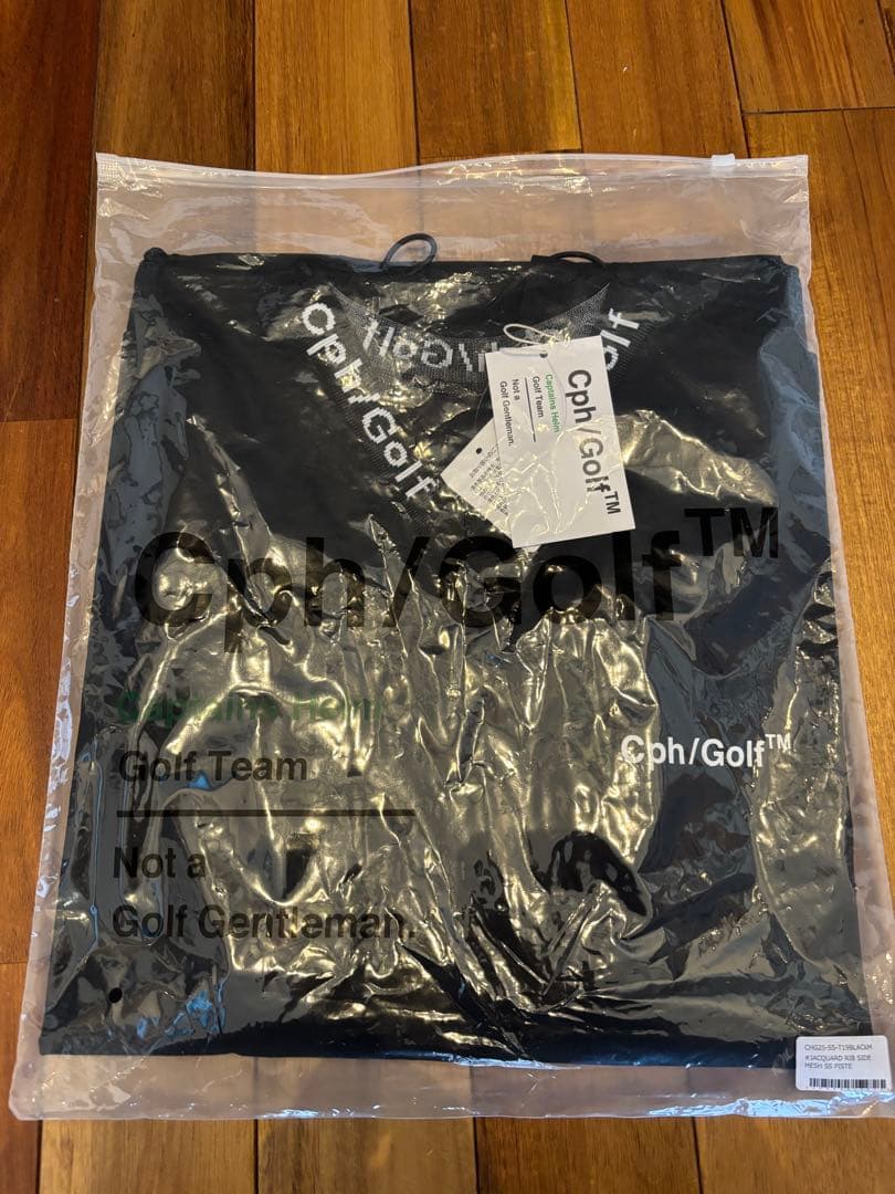 新品未使用　Cph Golf ブラック　ゴルフウェアtシャツ