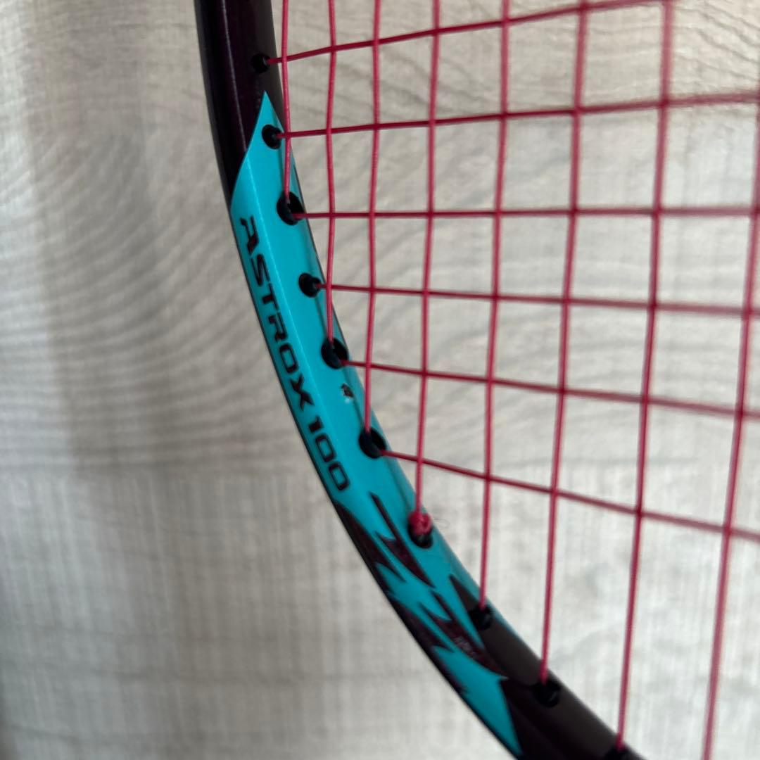 YONEX アストロクス100zzクレナイ バドミントンラケット 3UG5 2本