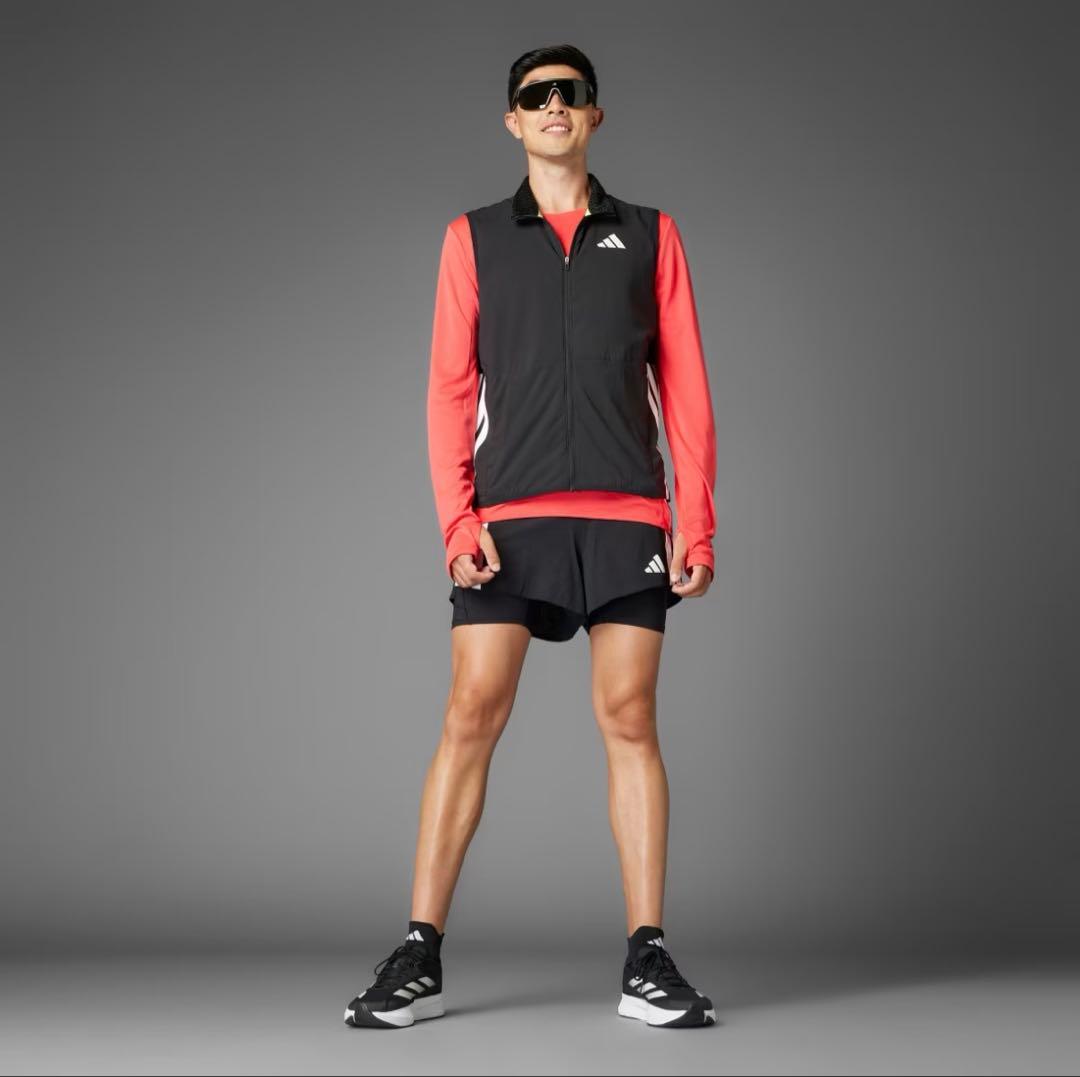 adidas アディダス　adizero ランニング　ベスト
