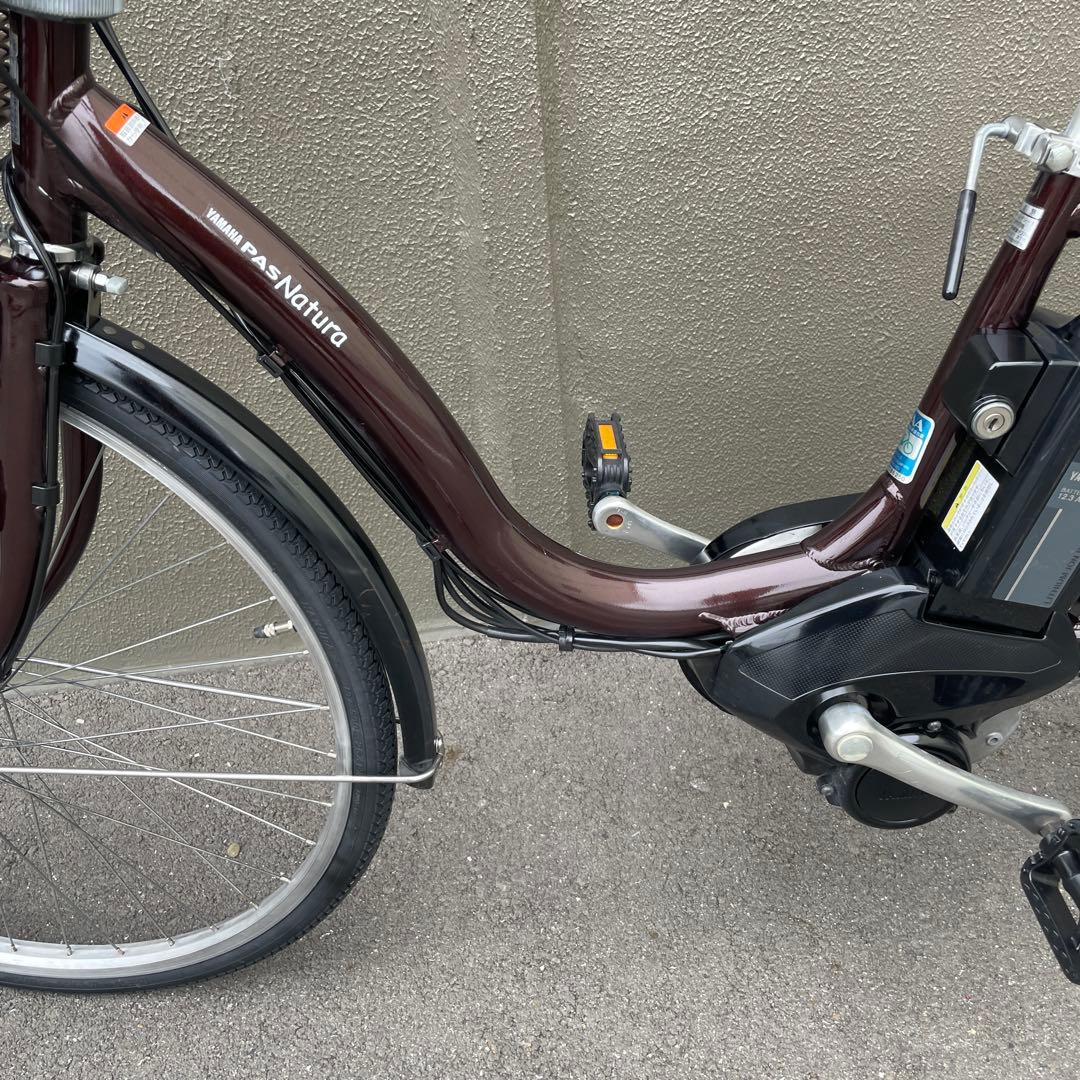 ヤマハ電動アシスト自転車26インチブラウン
