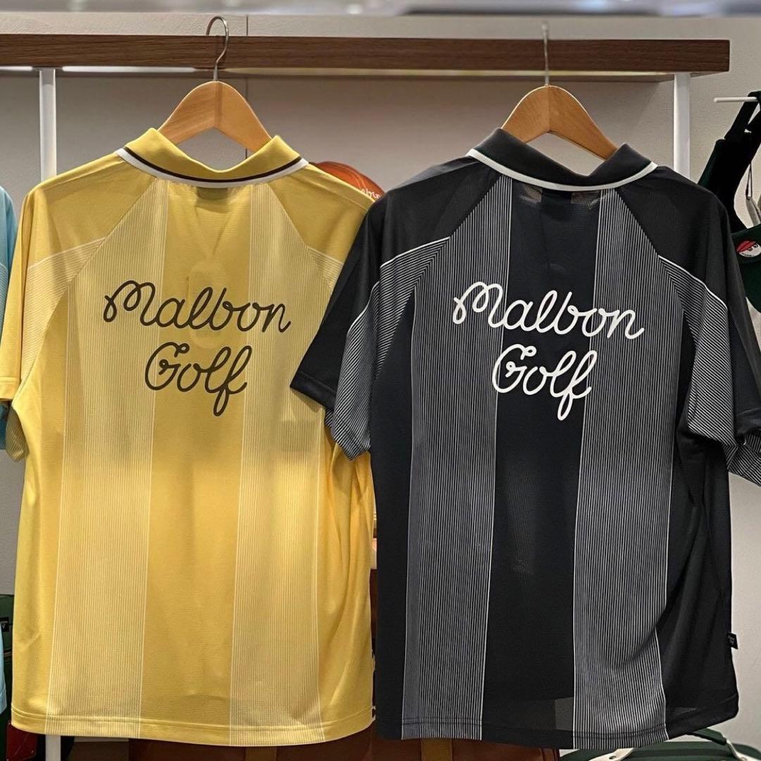 新品未使用 ゴルフ malbon マルボン メンズ シャツ 半袖 Mサイズ