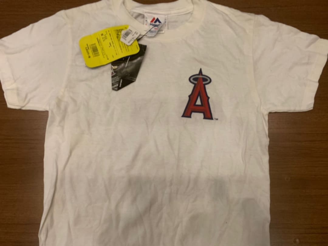 150サイズ ホワイト 大谷翔平 エンゼルス キッズ TシャツANGELS