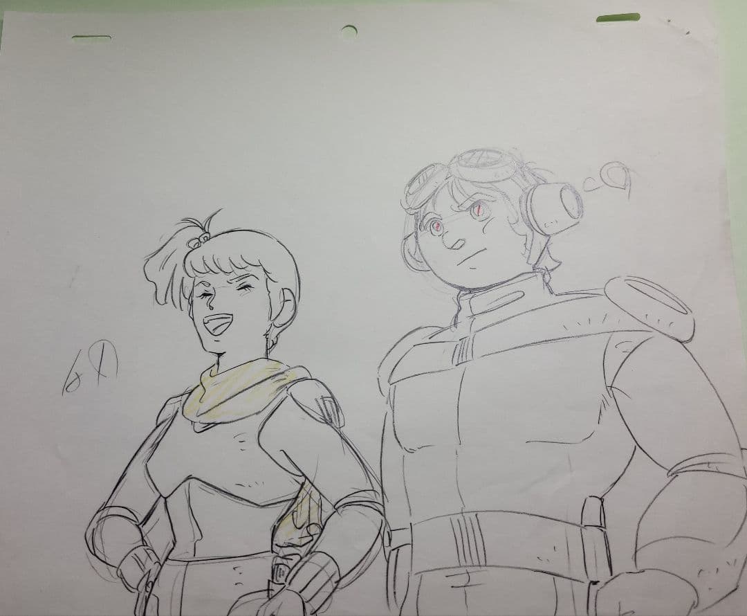 「戦闘メカ ザブングル」 直筆原画 　#8　　日本サンライズ