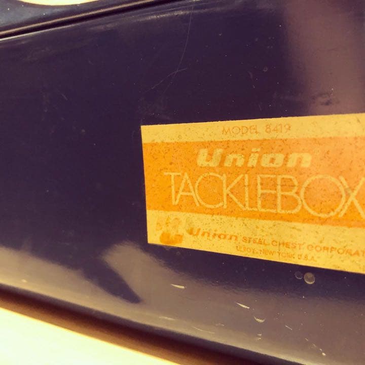 union オールドタックルボックス　ユニオンスチールタックルボックス