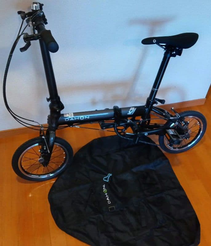 DAHON K3 折りたたみ自転車 ブラック 専用カバー付き