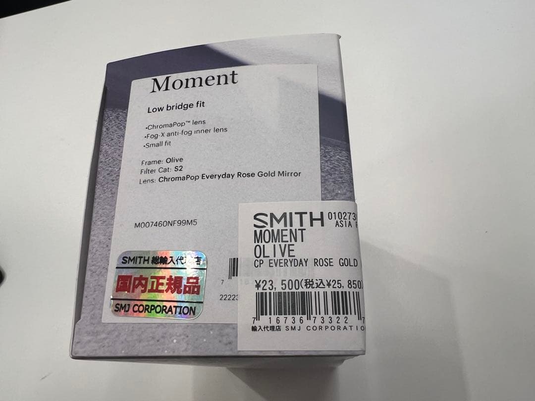 【新品未使用】SMITH アジアンフィット ゴーグル モーメントオリーブ 正規品