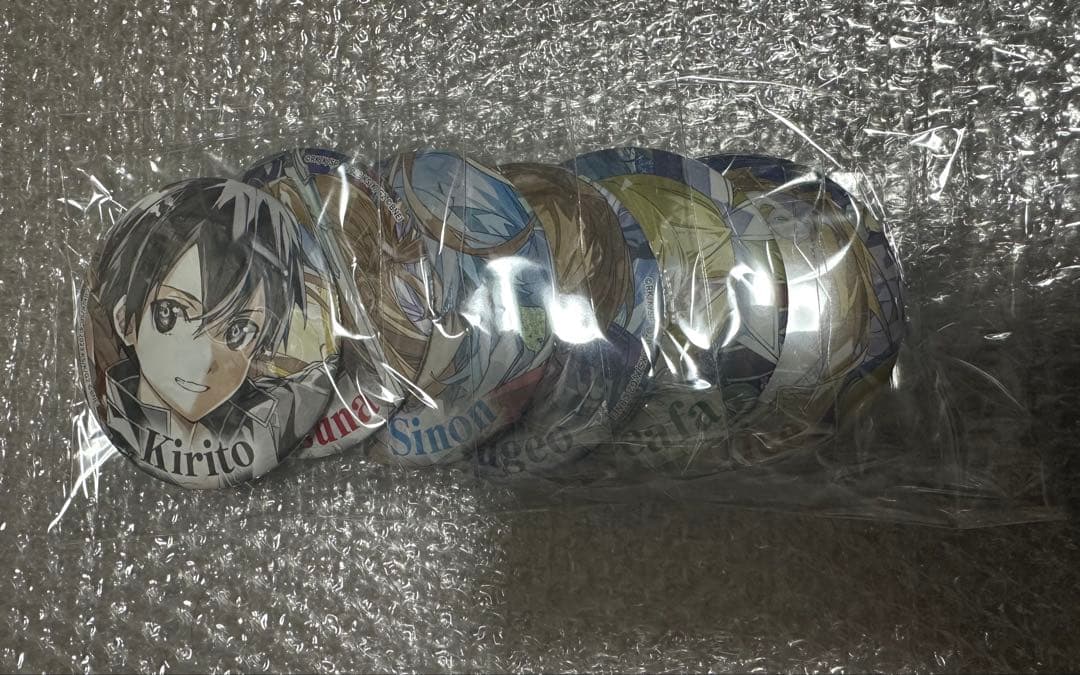 6種セット　缶バッジ　ソードアートオンライン フラクチュアード デイドリーム