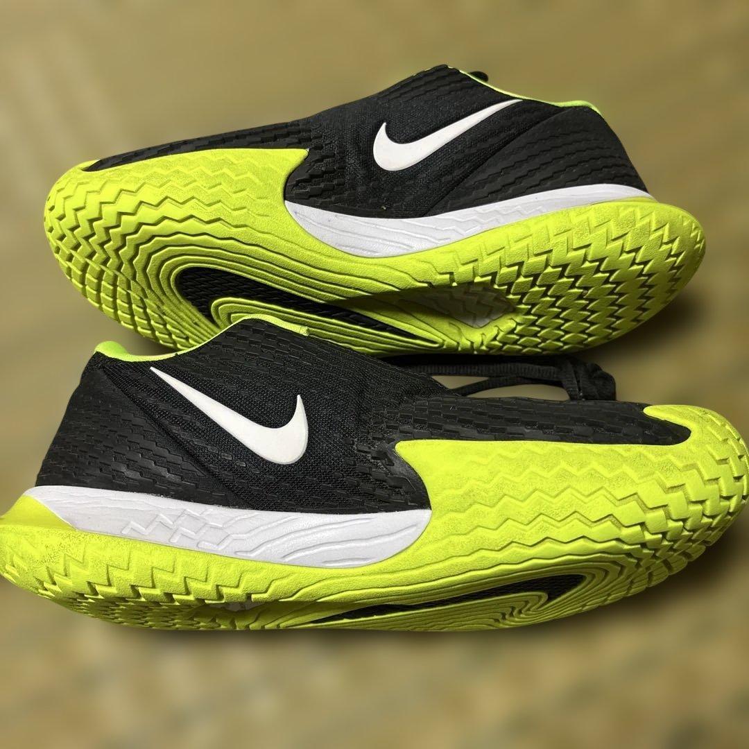 ファイナルズ【ナダル】Nike テニスシューズ ブラック/ライム　25cm