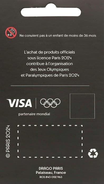 2024年PARISパリオリンピック ゴールドピンバッジ 新品