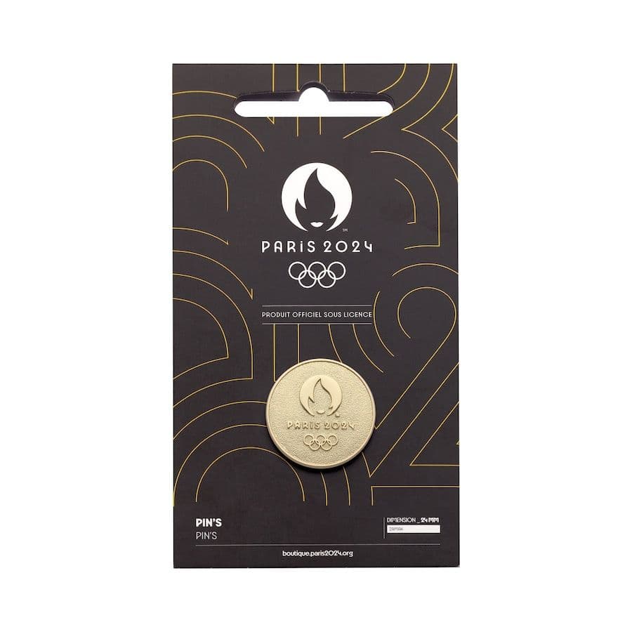 2024年PARISパリオリンピック ゴールドピンバッジ 新品