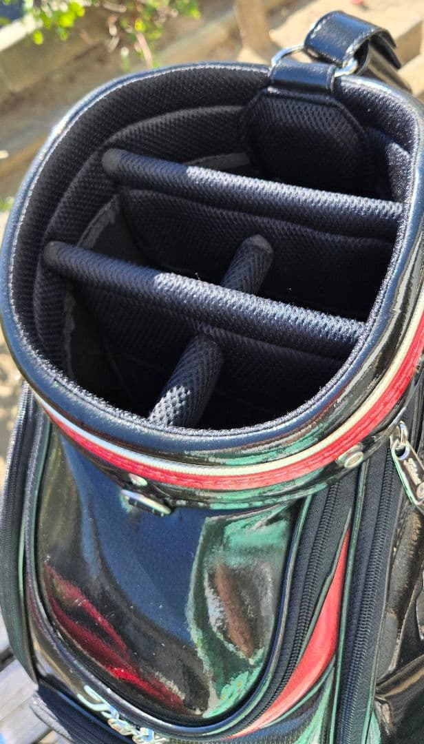 Titleist 9.5型3点式エナメルキャディバッグ&3点ヘッドカバーセット