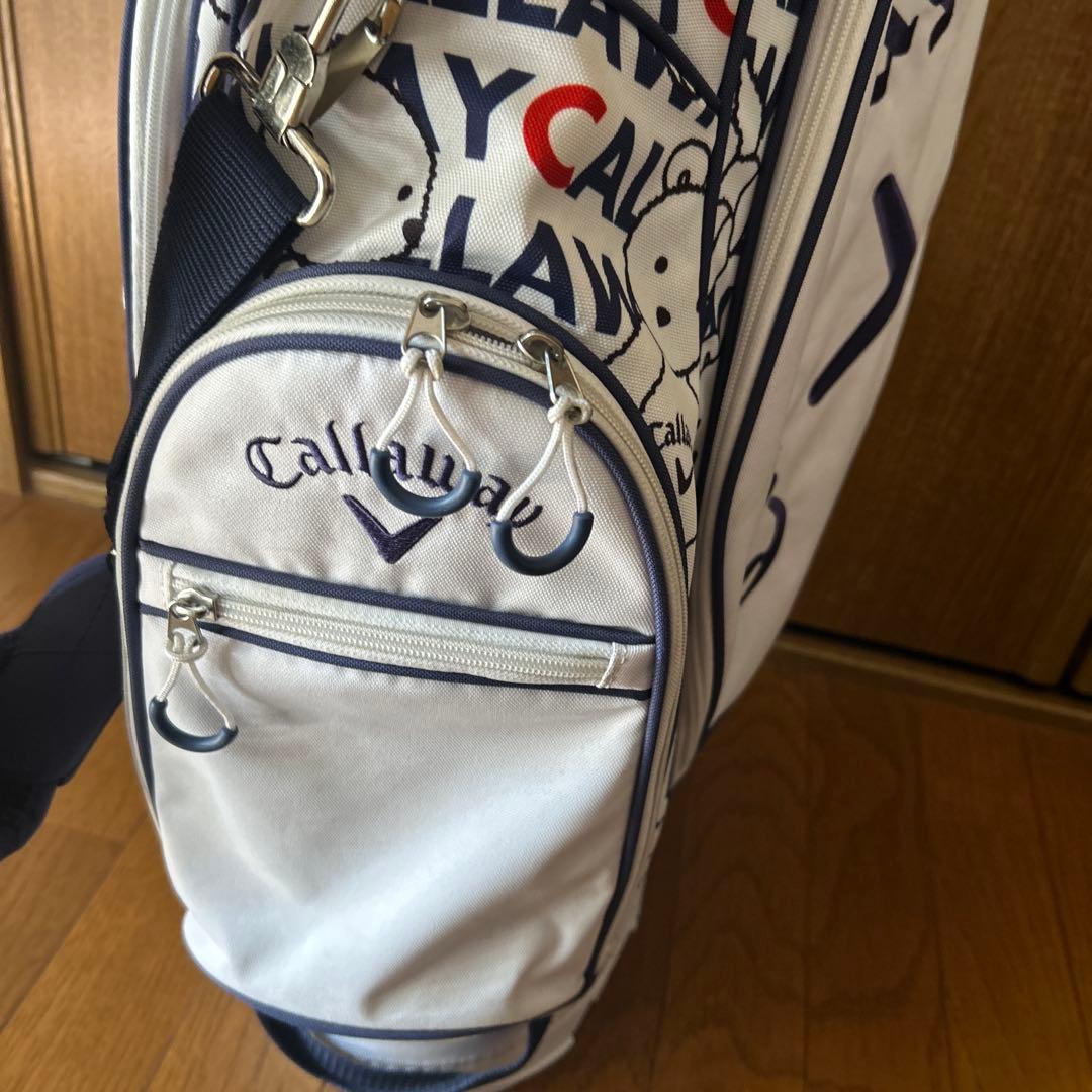 Callaway キャディバッグ スタンド付き ホワイト