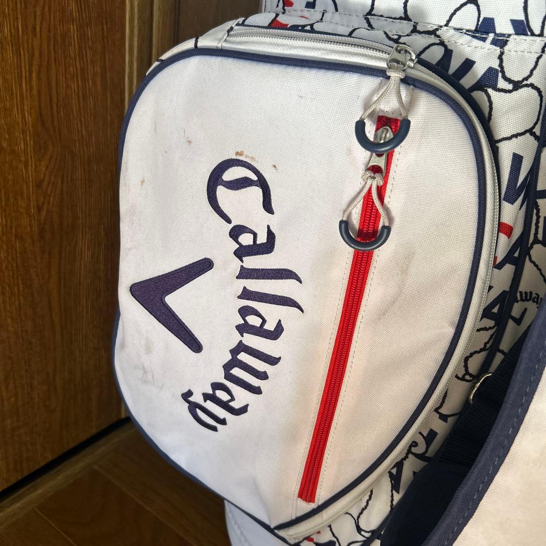Callaway キャディバッグ スタンド付き ホワイト