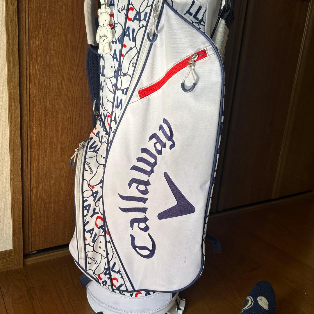Callaway キャディバッグ スタンド付き ホワイト