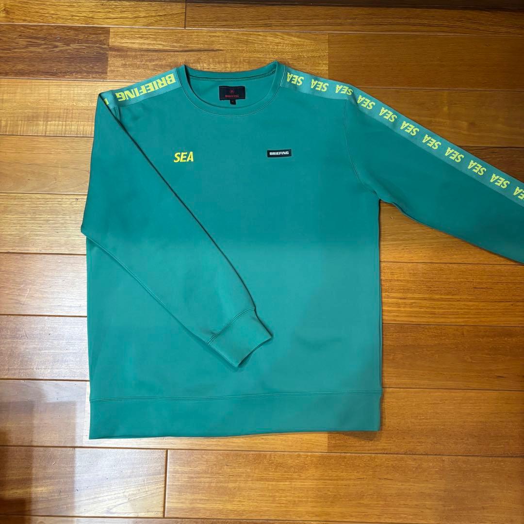 BRIEFING×WIND AND SEA スウェット　グリーン　メンズXL