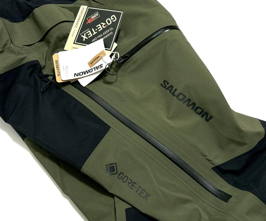 新品 サロモン ムーンパトロール GORE-TEX ビブ スノーウェア US:S
