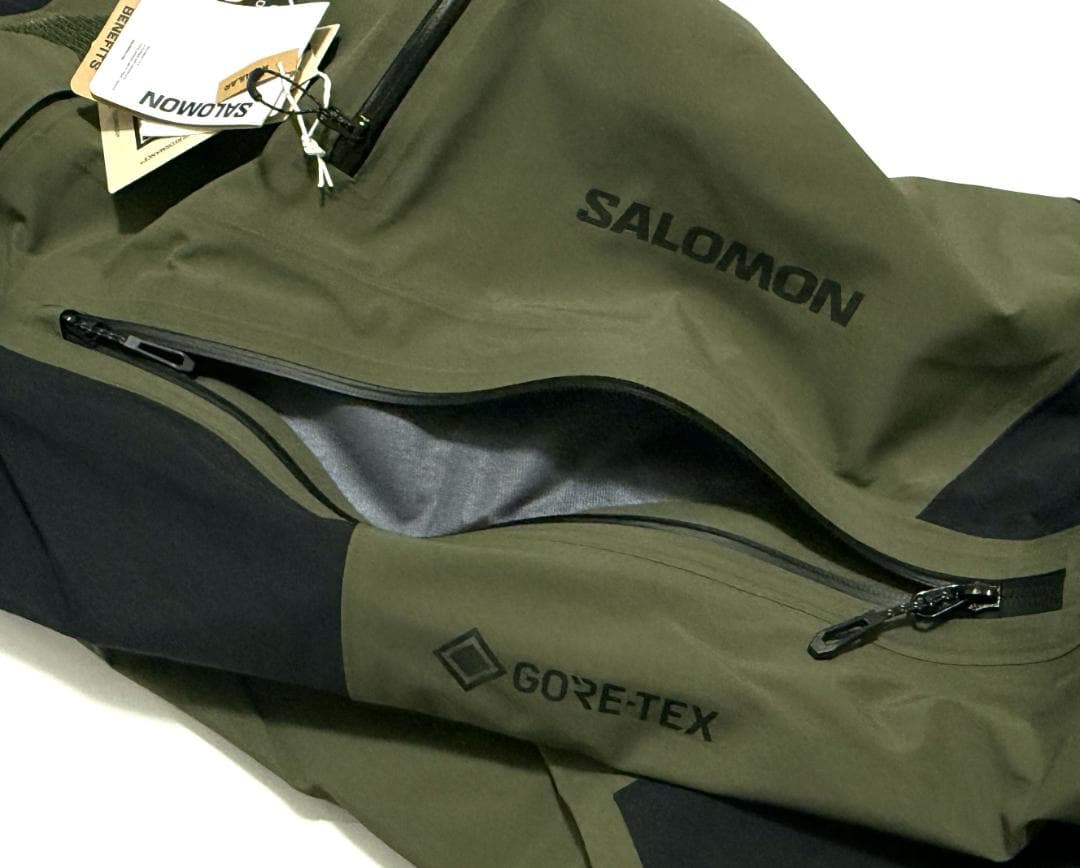 新品 サロモン ムーンパトロール GORE-TEX ビブ スノーウェア US:S