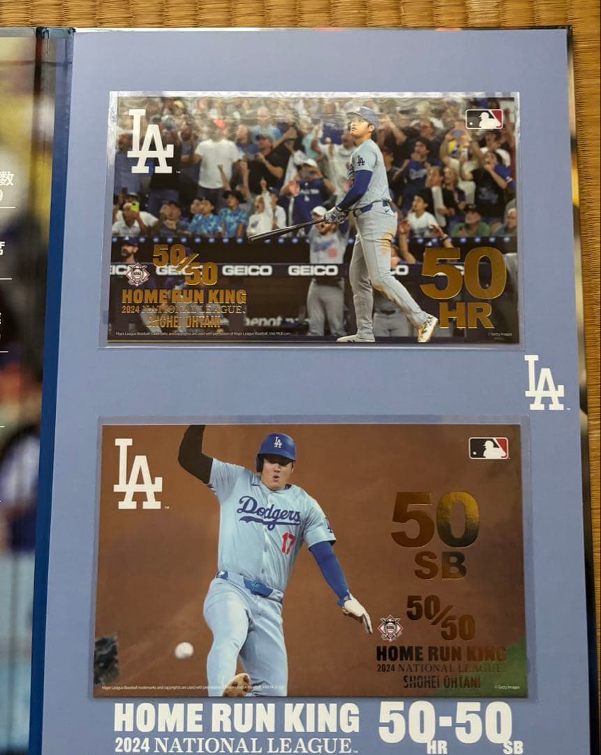 大谷翔平 50-50 ホームラン王獲得記念　プレミアムフレームセット