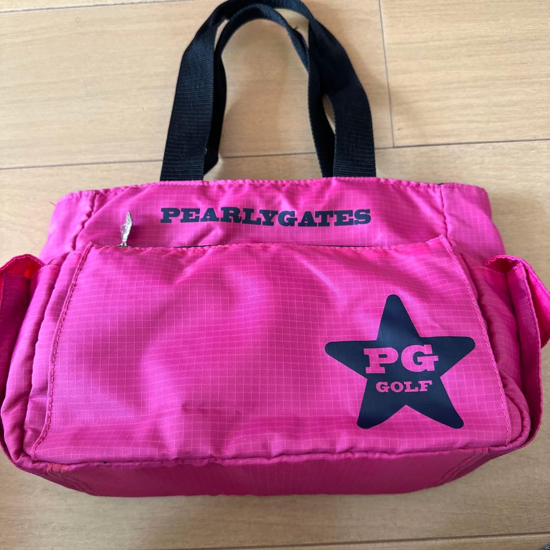 PEARLY GATES キャディバッグ 89 ピンク　バック付きです